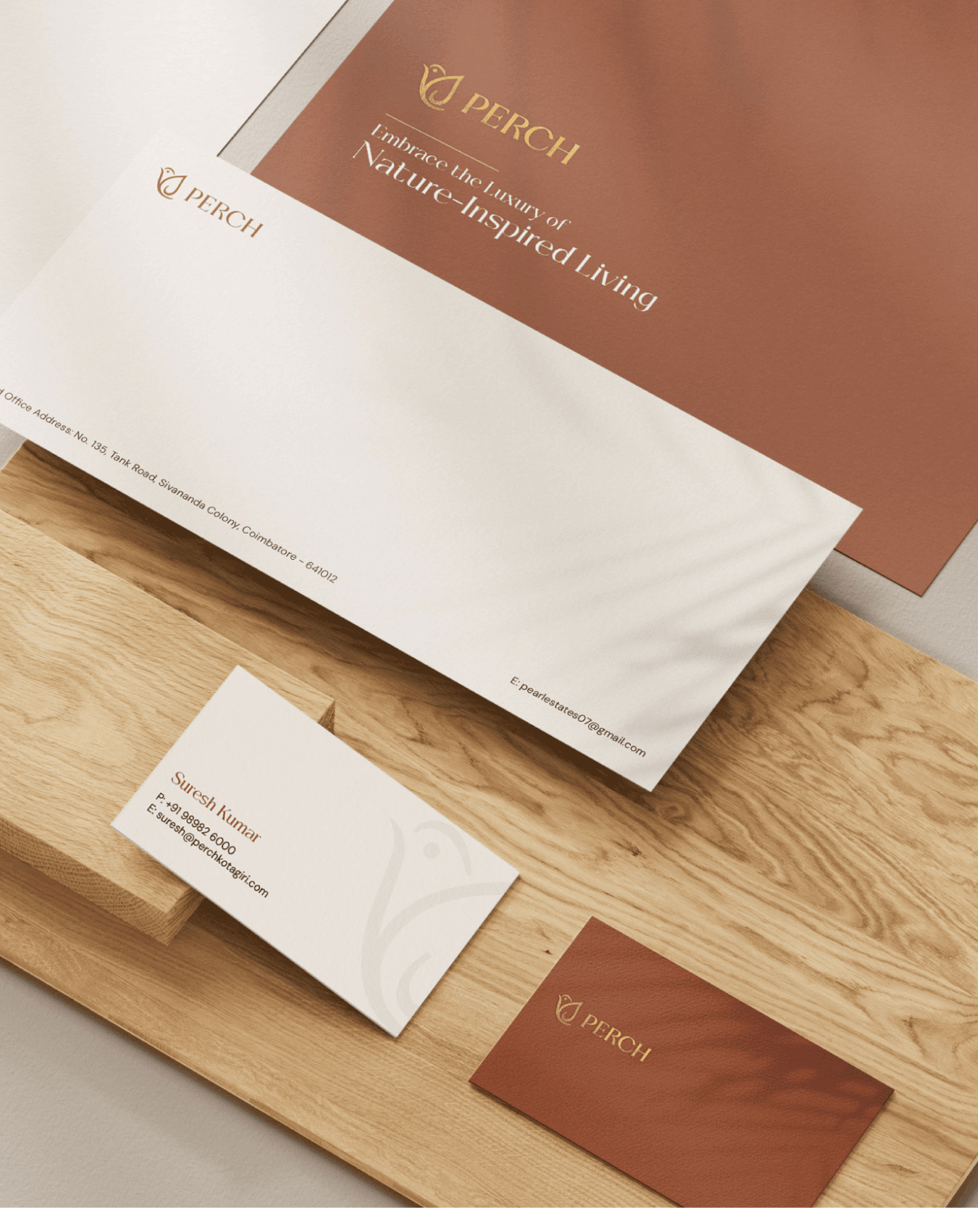 Perch branding collateral